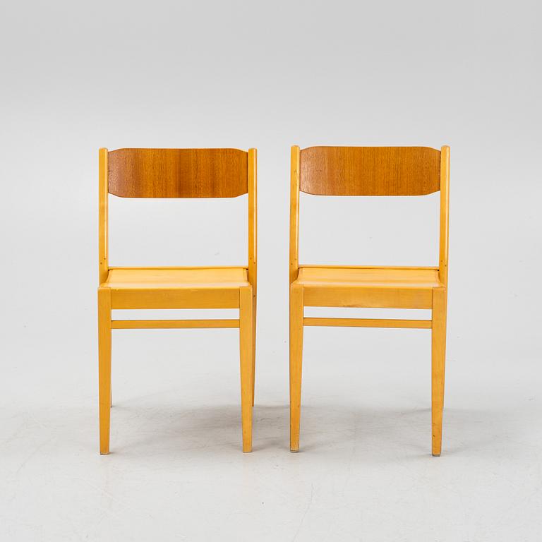 A set of six chairs, Edsbyverken, mid 20th Century.