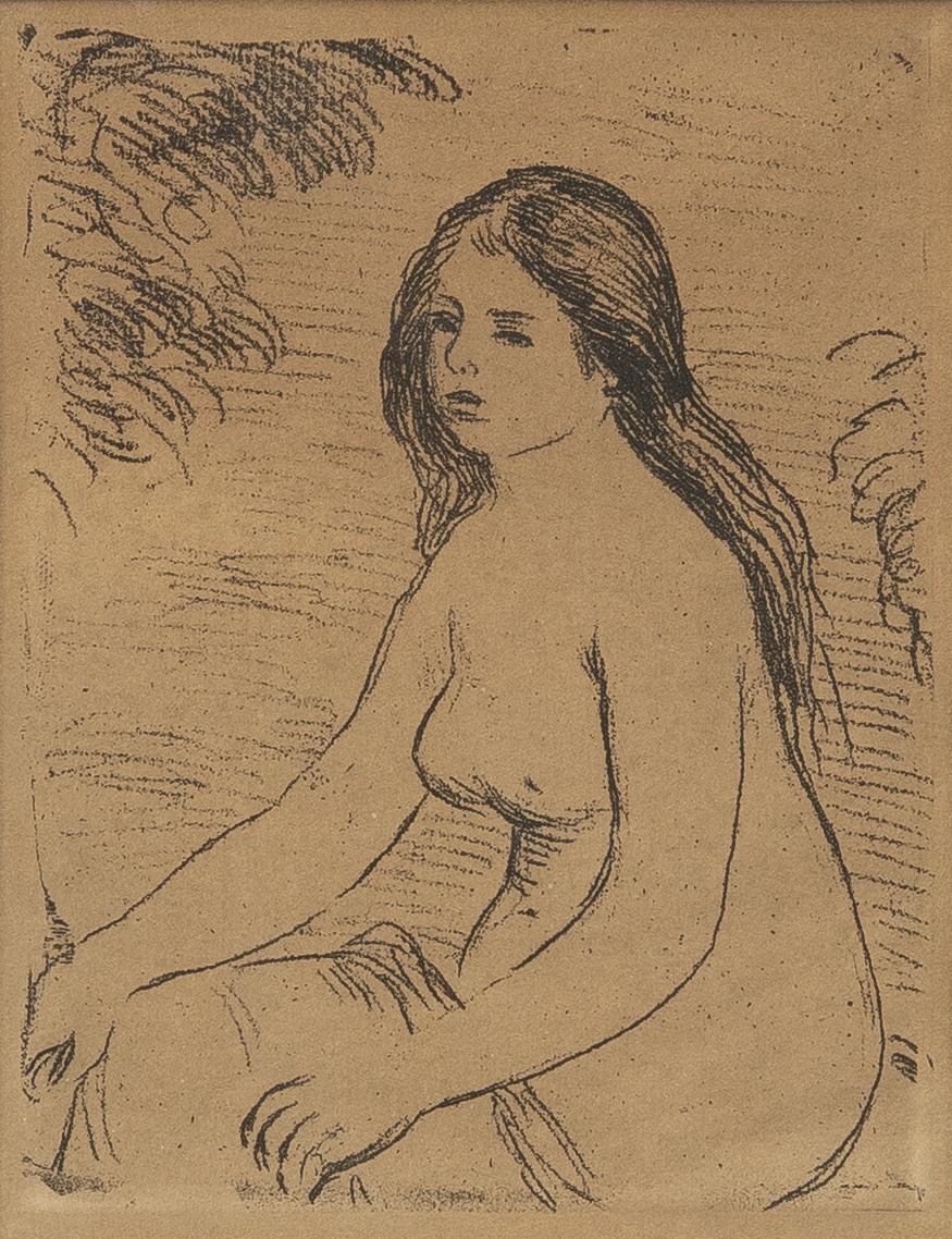Pierre-Auguste Renoir, "Baigneuse Assise".