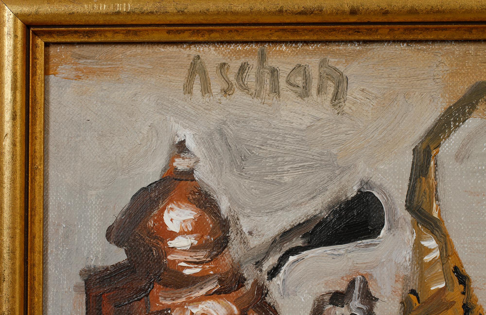 ULF ASCHAN, olja på duk, signerad.