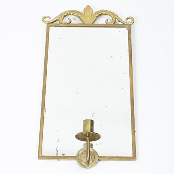 Lars Holmström, attributed to, a mirror sconce, Swedish Grace, 1920s.
