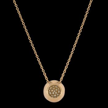 694. A Georg Jensen brilliant diamond diamond pendant, tot. 1.06 cts, by Jaqueline Rabun.