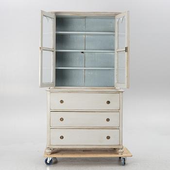 Display cabinet, late 19th century,.