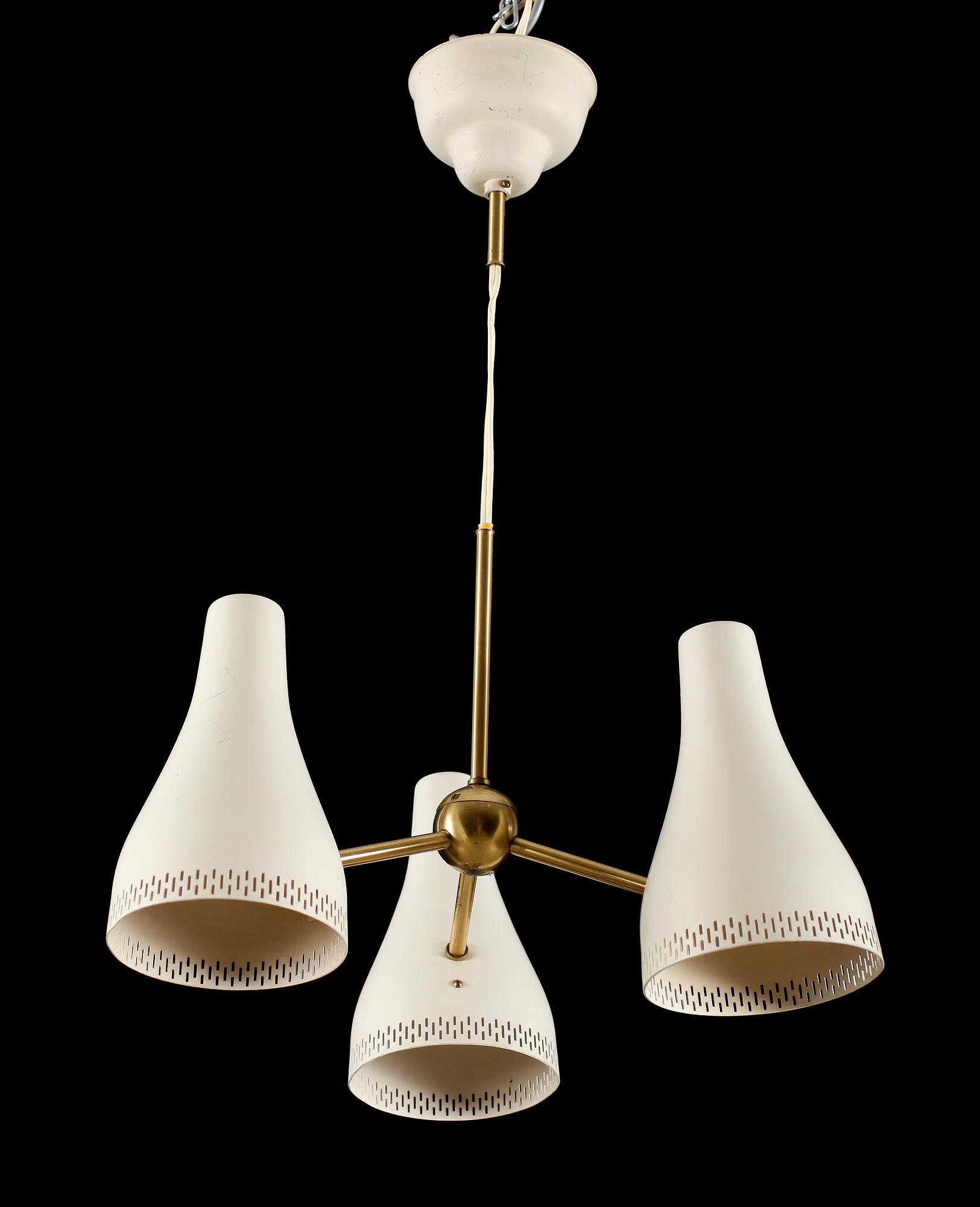 TAKLAMPA, 1900-talets mitt. Höjd ca 45 cm.