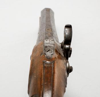 A pair of percussion guns, around the mid 19th century.