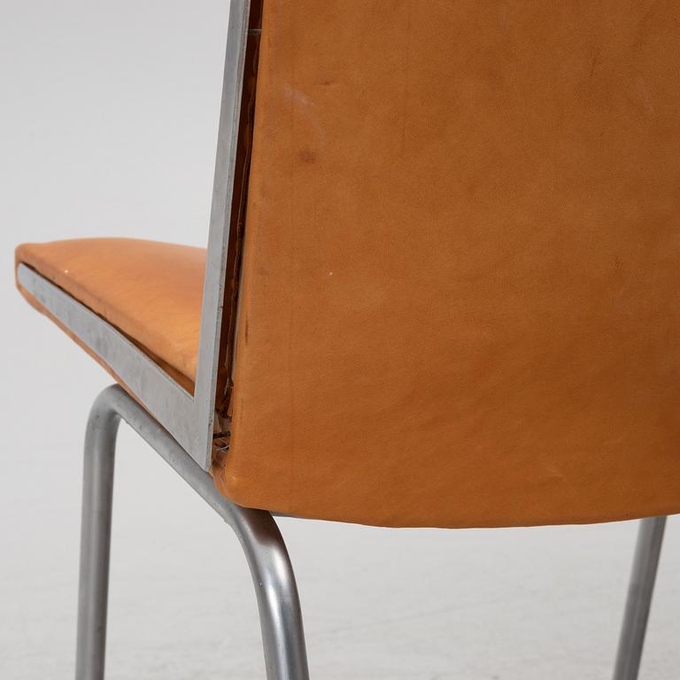 Hans J. Wegner, four 'Kastrup Airport Lounge Chairs'/'Lufthavnstolen', Johannes Hansen, Denmark, 1960s.