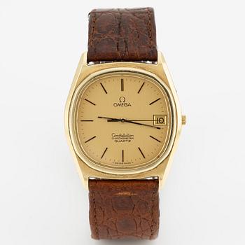 Omega, Constellation, Chronometer, armbandsur, 34 x 34 (40) mm.