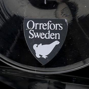 Nils Landberg, a 62 pcs glass "Prelude" service Orrefors later part of the 20th century.