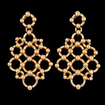 962. A pair of Tiffany & Co earrings.