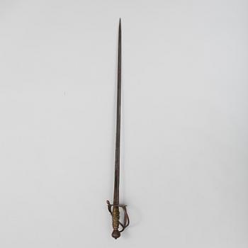 A 17th century sword. Dated 1644.