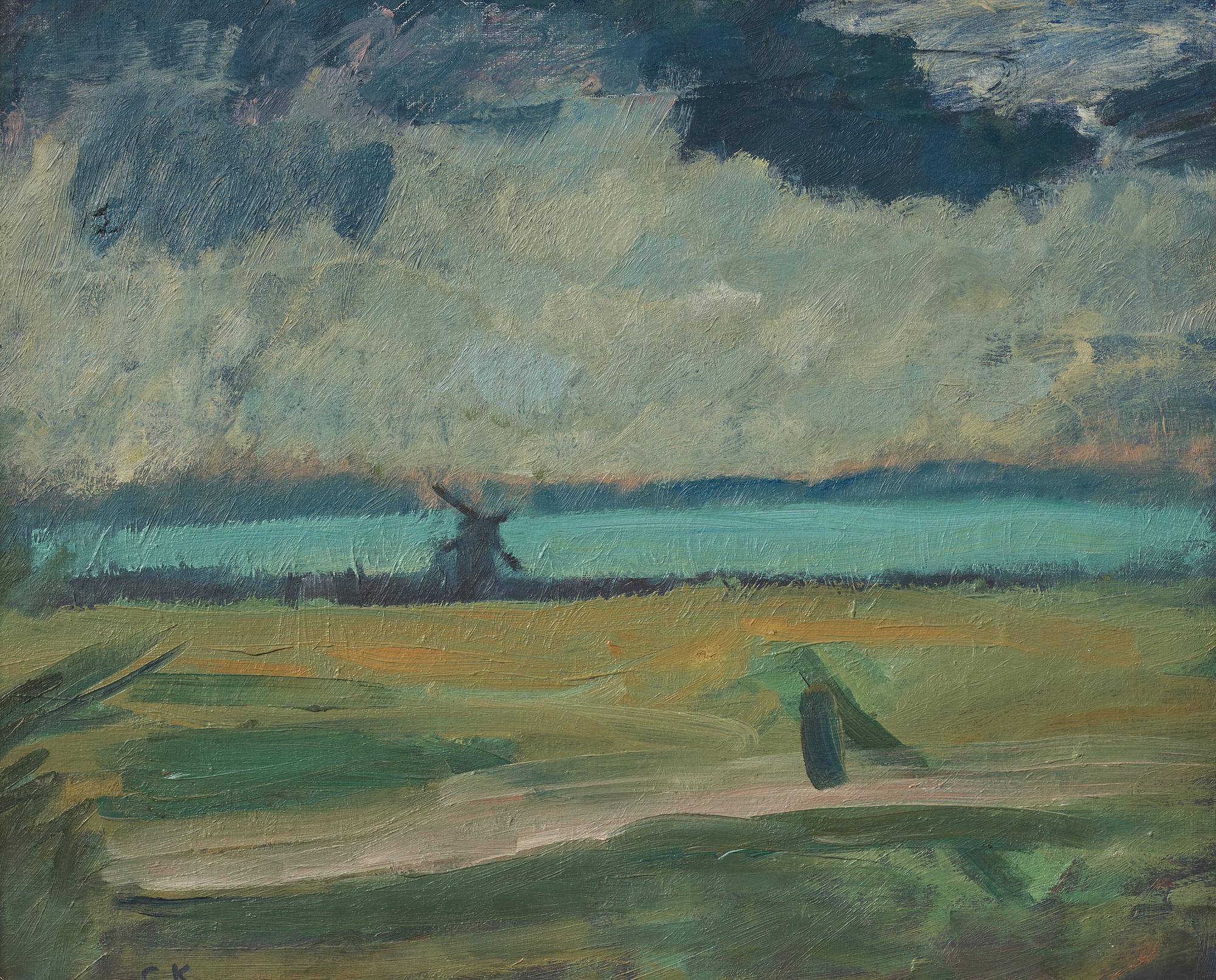 Carl Kylberg, "Kvarn vid havet".