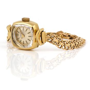 ARMBANDSUR, Tissot, Schweiz, armbandet 18K guld Ädelsmycken, Stockholm, 1958. Vikt ca 17,06 g.