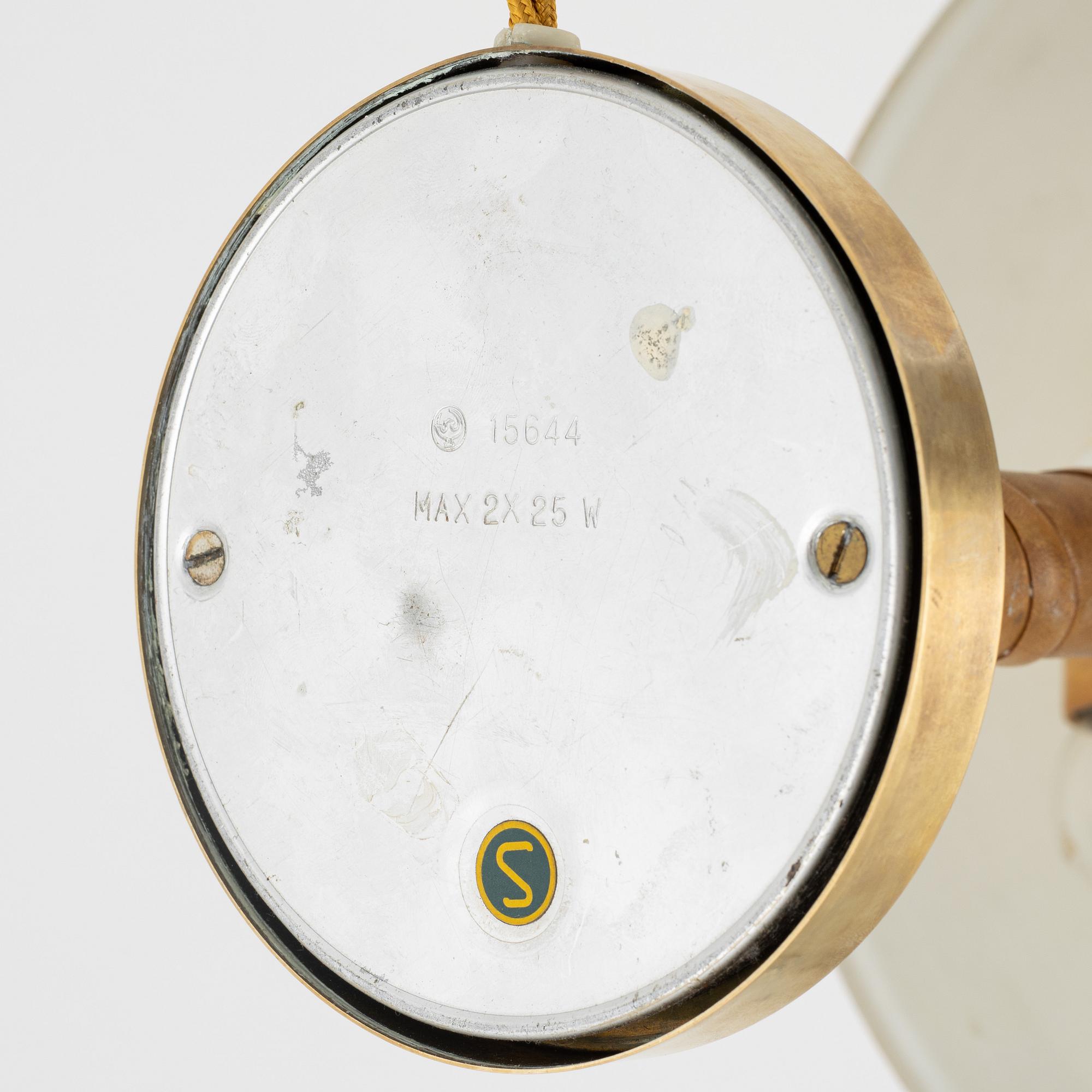 Harald Notini, bordslampa, modell 15644, Arvid Böhlmarks Lampfabrik, 1950-tal.