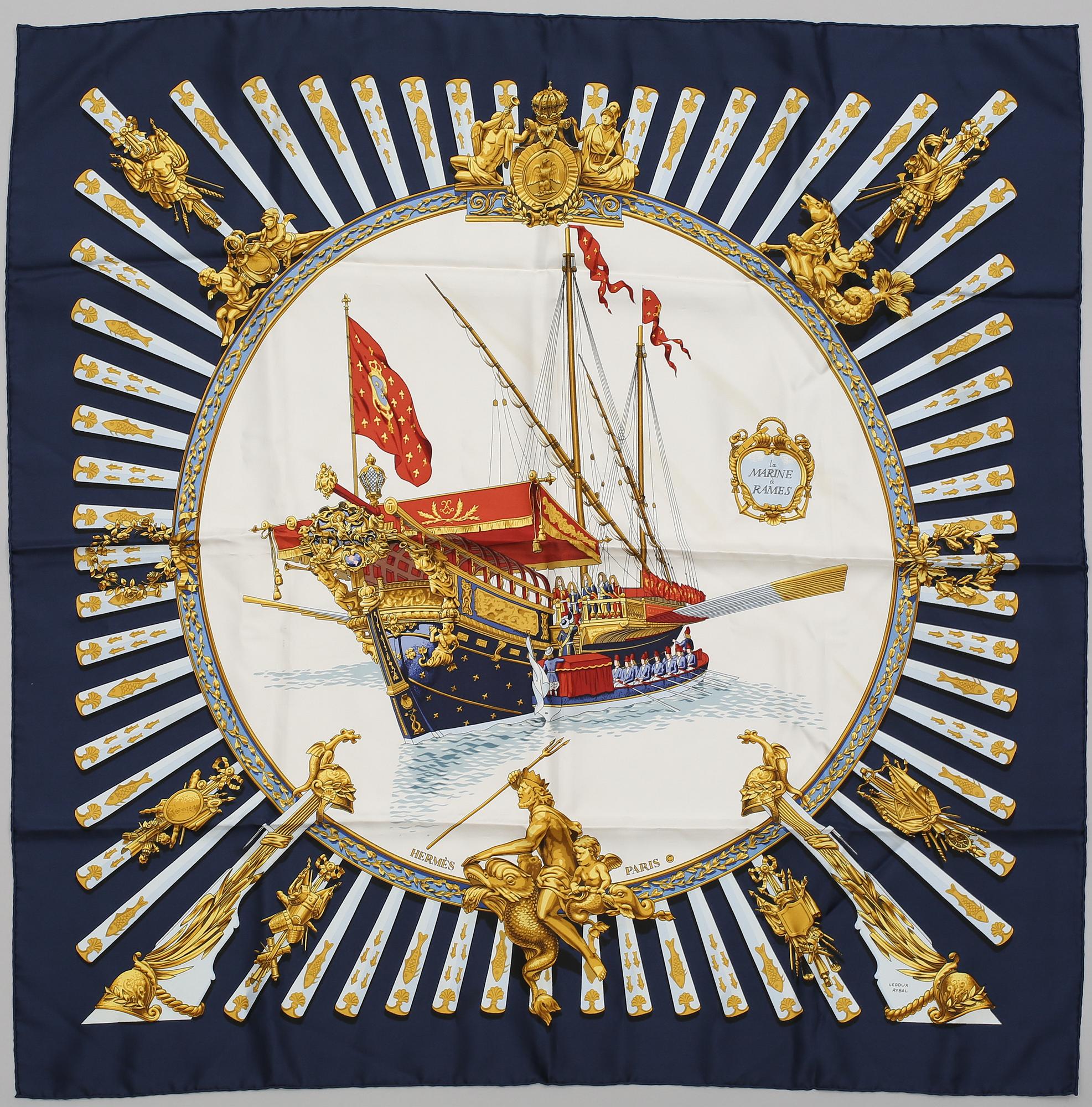 SCARF, "La Marine à Rames", Hermès.