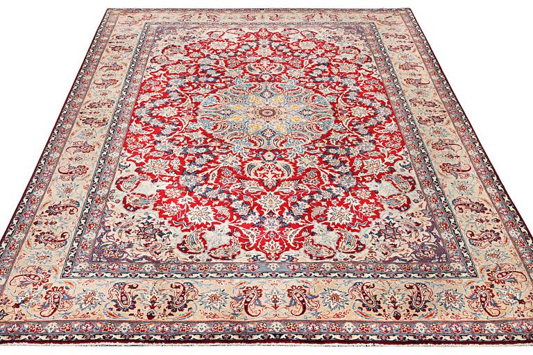 A Najafabad carpet, c. 360 x 252 cm.