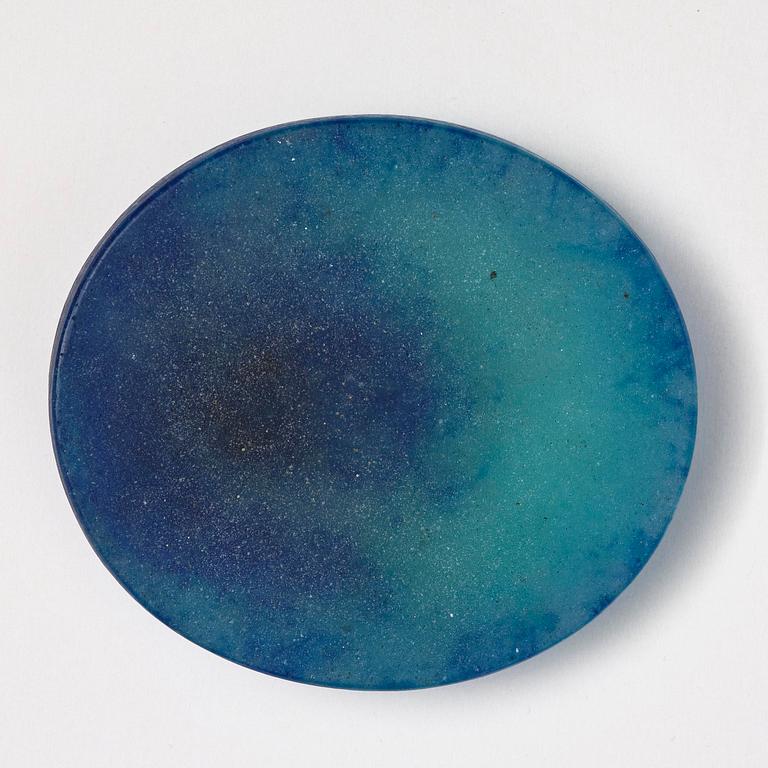 Almaric Walter, & Henri Bergé, a pâte de verre beetle ashtray, Nancy, France, early 20th century.