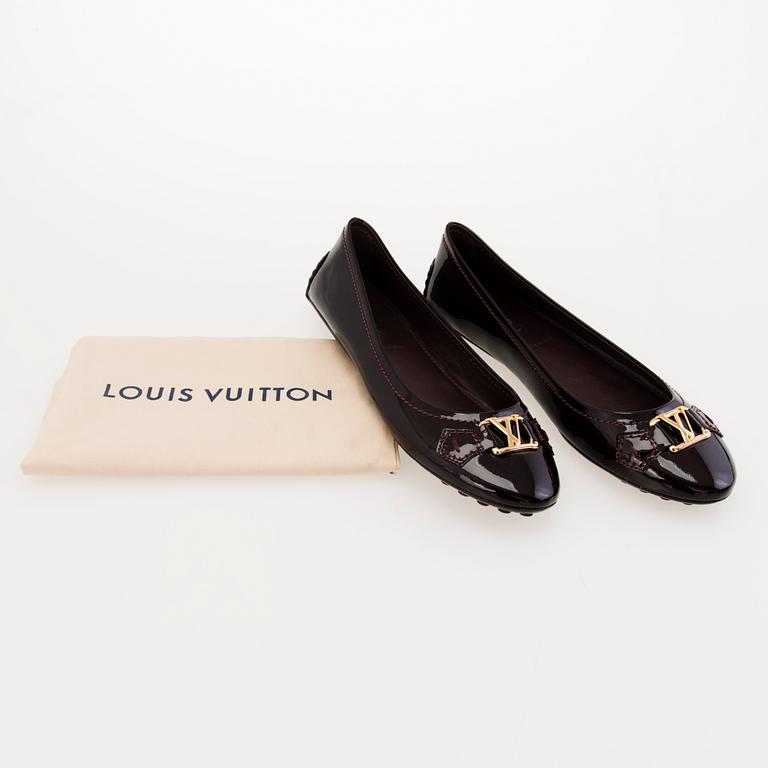 LOUIS VUITTON, "Oxford ballerina", SKOR i storlek 40.