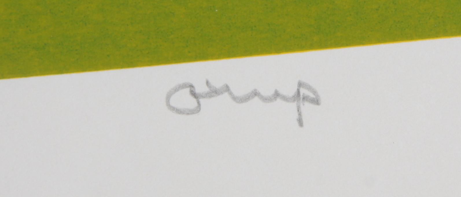 ORUP, BENGT. Mapp med 4 färgserigrafier + 2 färgserigrafier, sign, mappen numr 134/150.