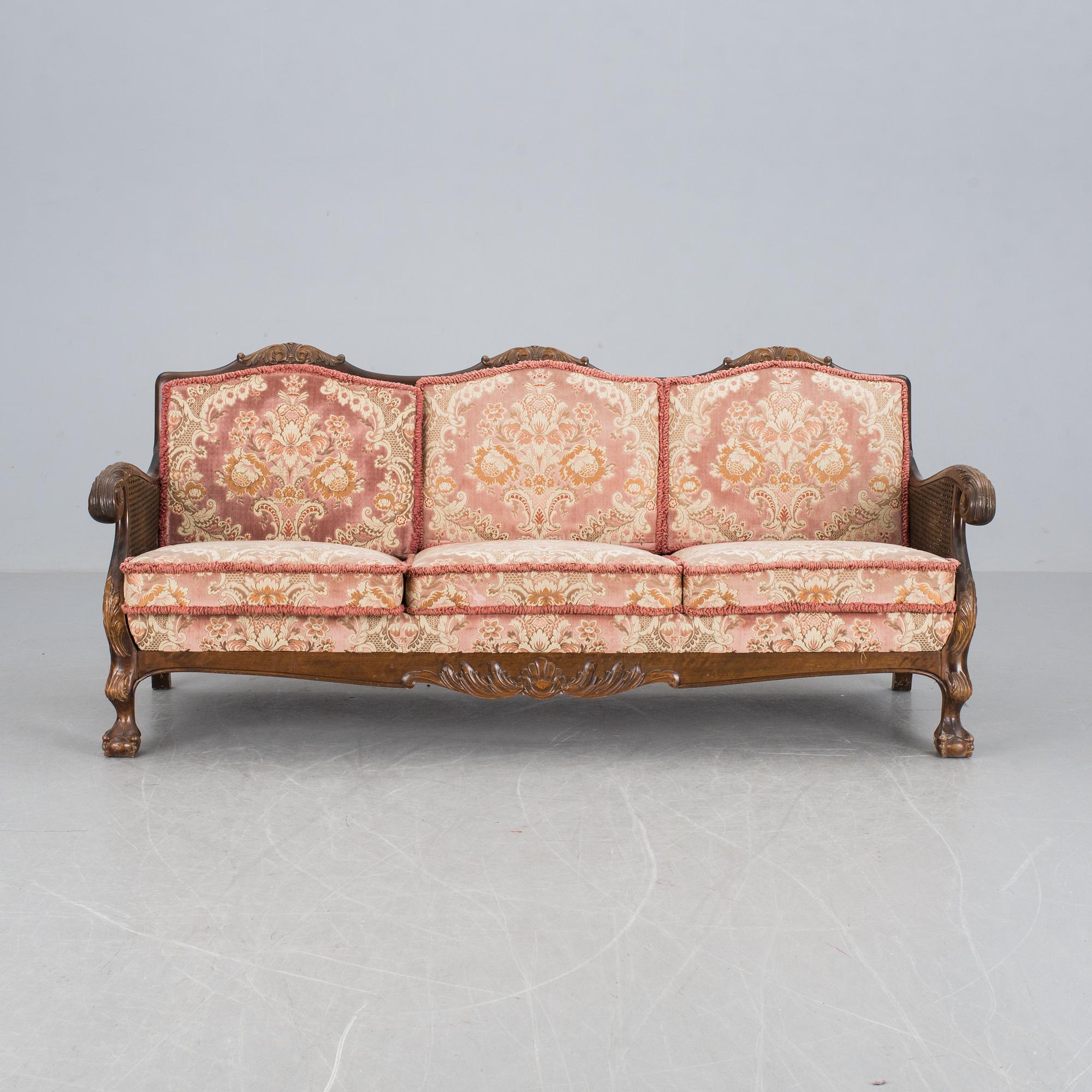 SOFFA, Chippendale, 1900-tal.