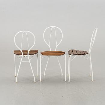 SIX GÄRSNÄS GARDEN CHAIRS.