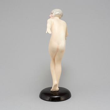 A Goldscheider ceramic figure "Kokettchen",  Germany mid 1900's.