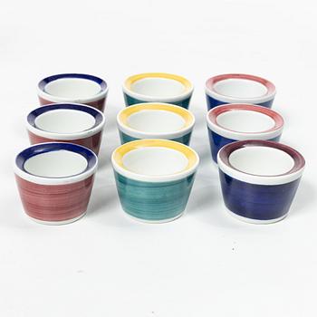 Marianne Westman, Dinner service, 73 pieces, flintware, “Picknick” and “Pomona”, Rörstrand, 1950s–60s.