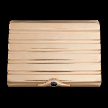 CIGARETTE CASE, 18K gold, Heikki Kaksonen, Helsinki 1941, weight 216 g.