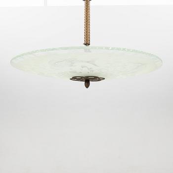 Ceiling lamp 1940s.