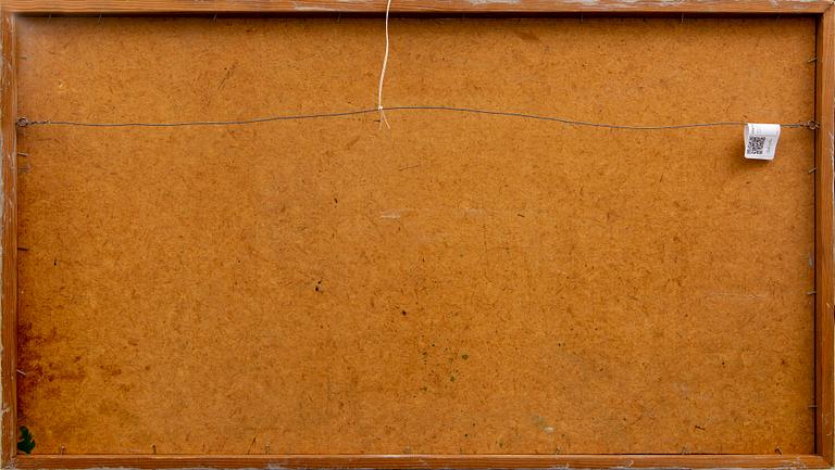 Hilding Hultberg, oil on panel signed.