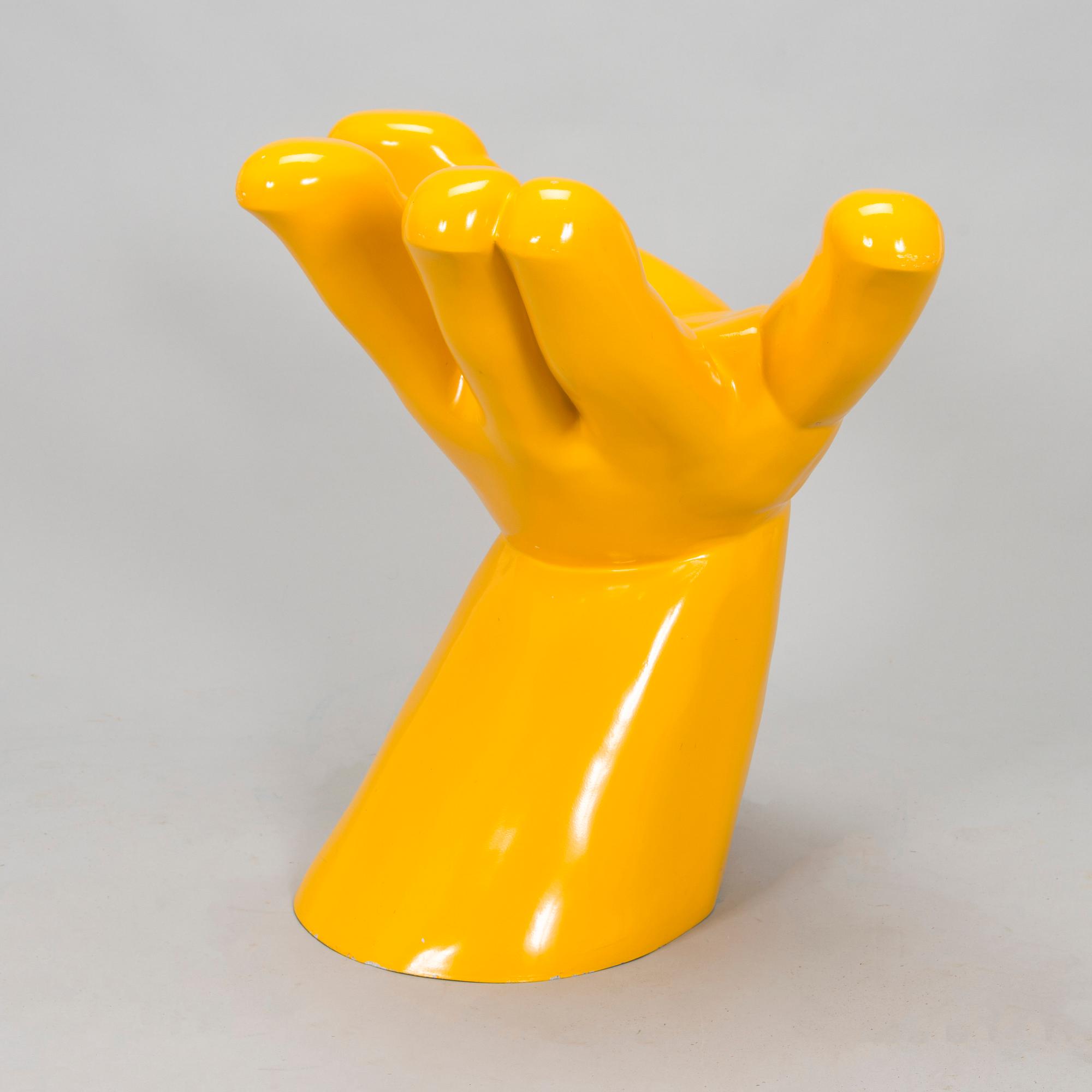 Stol / skulptur, troligen Centraleuropa 1970-tal.