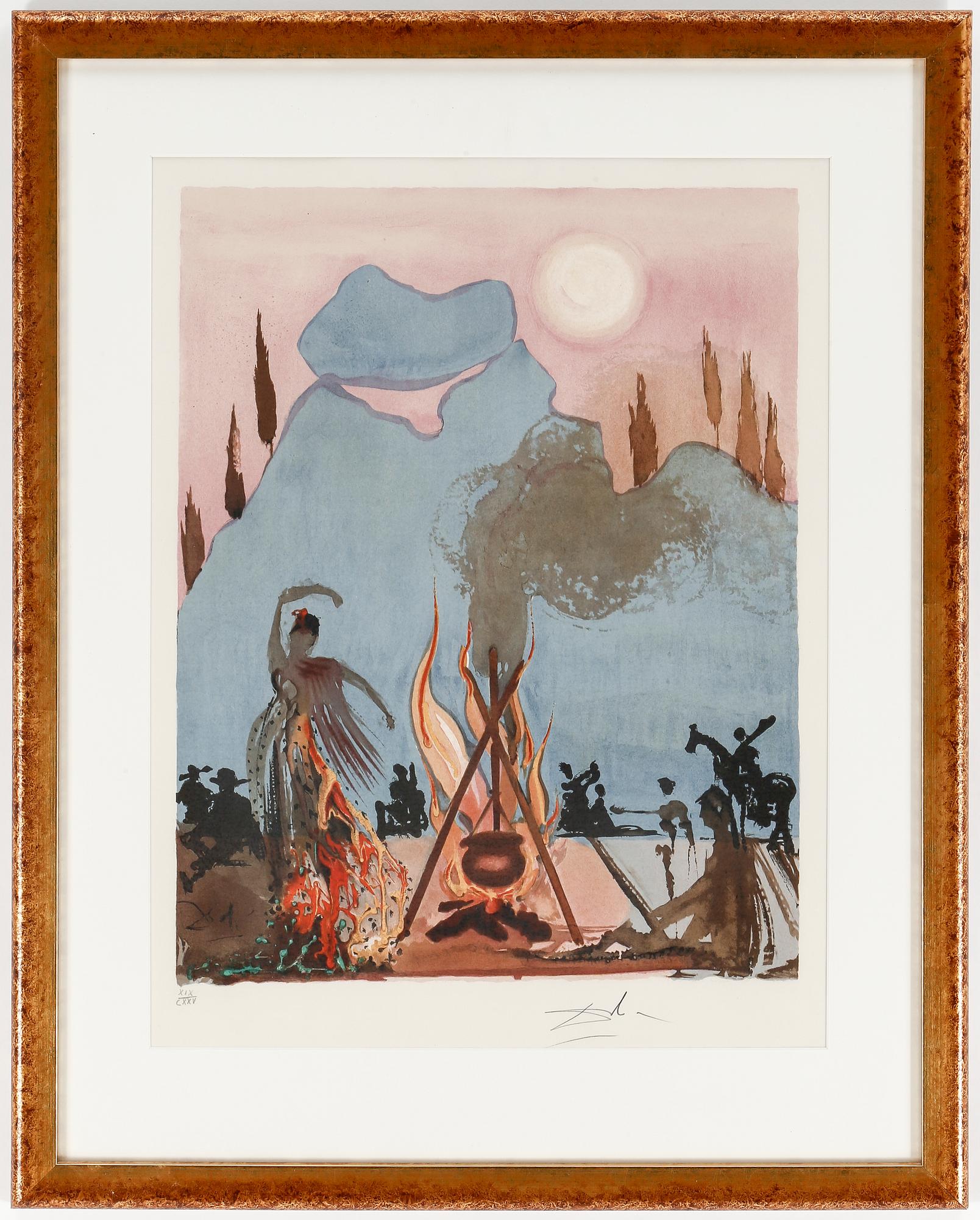 SALVADOR DALÍ, färglitografi, signerad och numrerad XIX/CXXV.