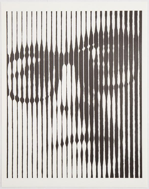 Victor Vasarely, portfolio with 7 silkscreen in colours, 1989, signed 80/200.