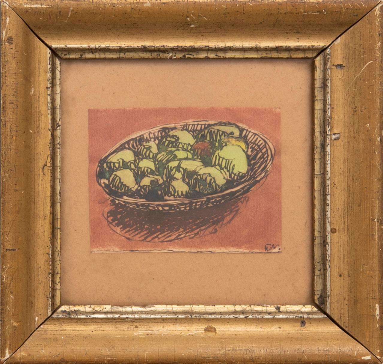 Felix Nylund, still life with apples.