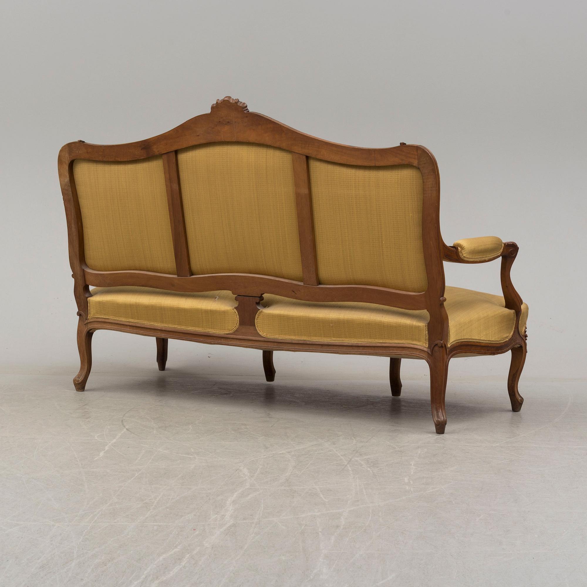 A second half of the 19th century rococo style sofa.