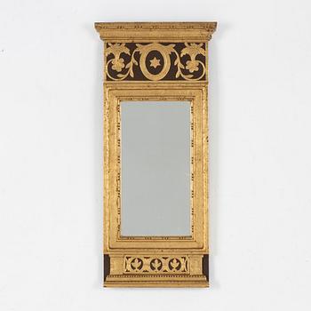 Spegel, gustaviansk, Stockholms hallstämpel.