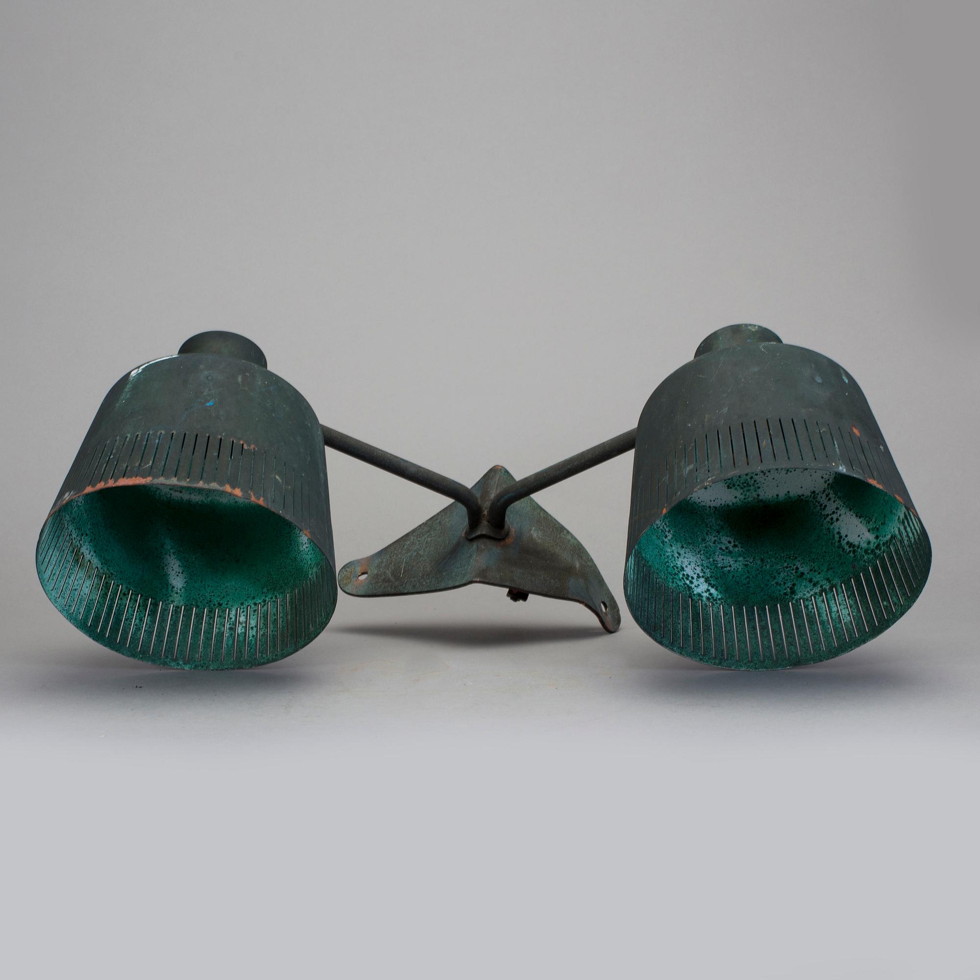 VÄGGLAMPA, 1900-talets mitt.