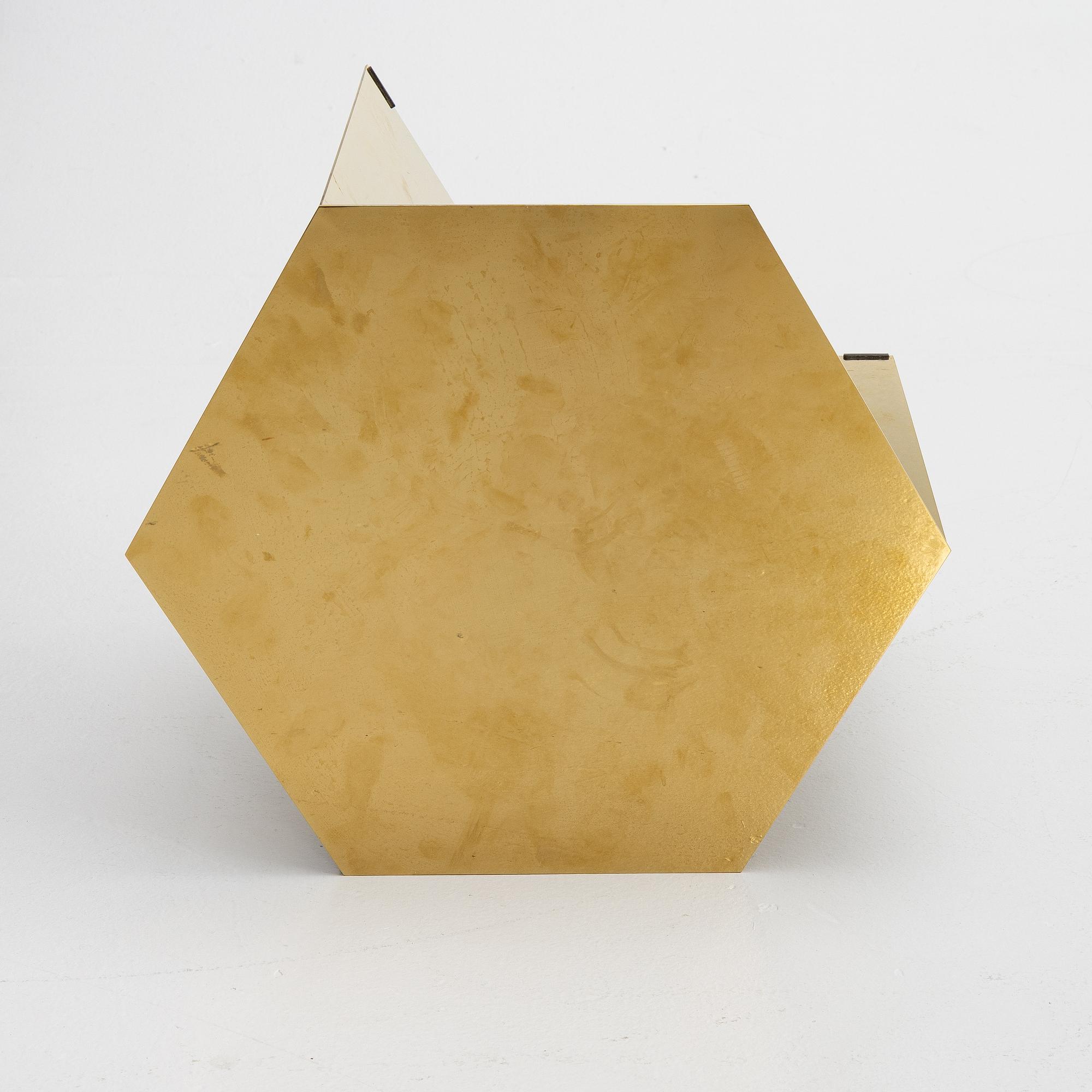 A 'Slit Table Round' side table, Hay, Denmark.
