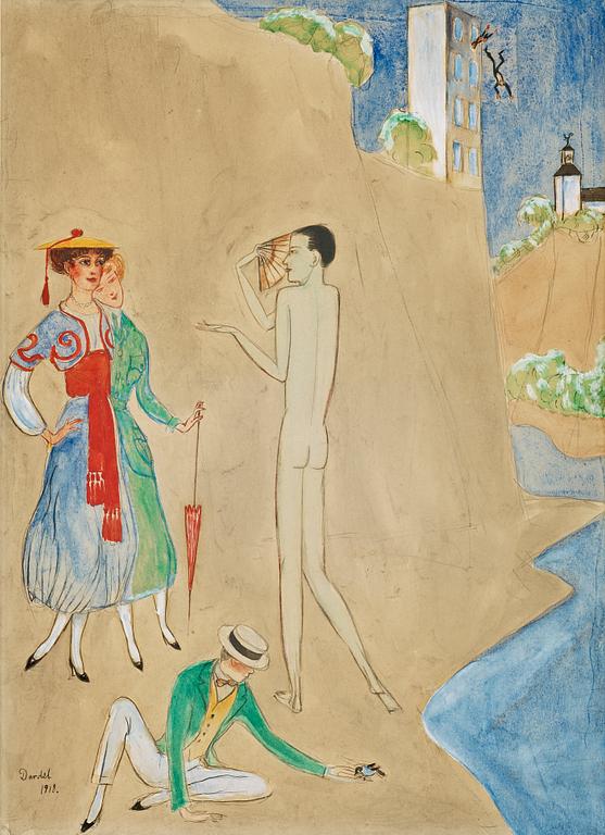 Nils von Dardel, "Konversation".