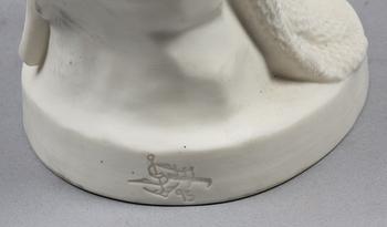 FIGURINER, 2 st. Parian. Bl a Gustavsberg 1895.