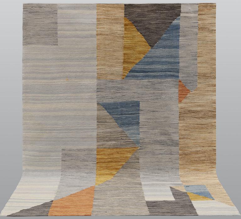 Rug, Kilim, modern design, approximately 221 x 162 cm.