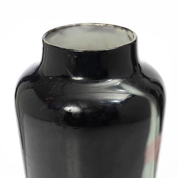 A porcelain "Rörstrand-Noir" vase, Rörstrand Sweden, 1930s.