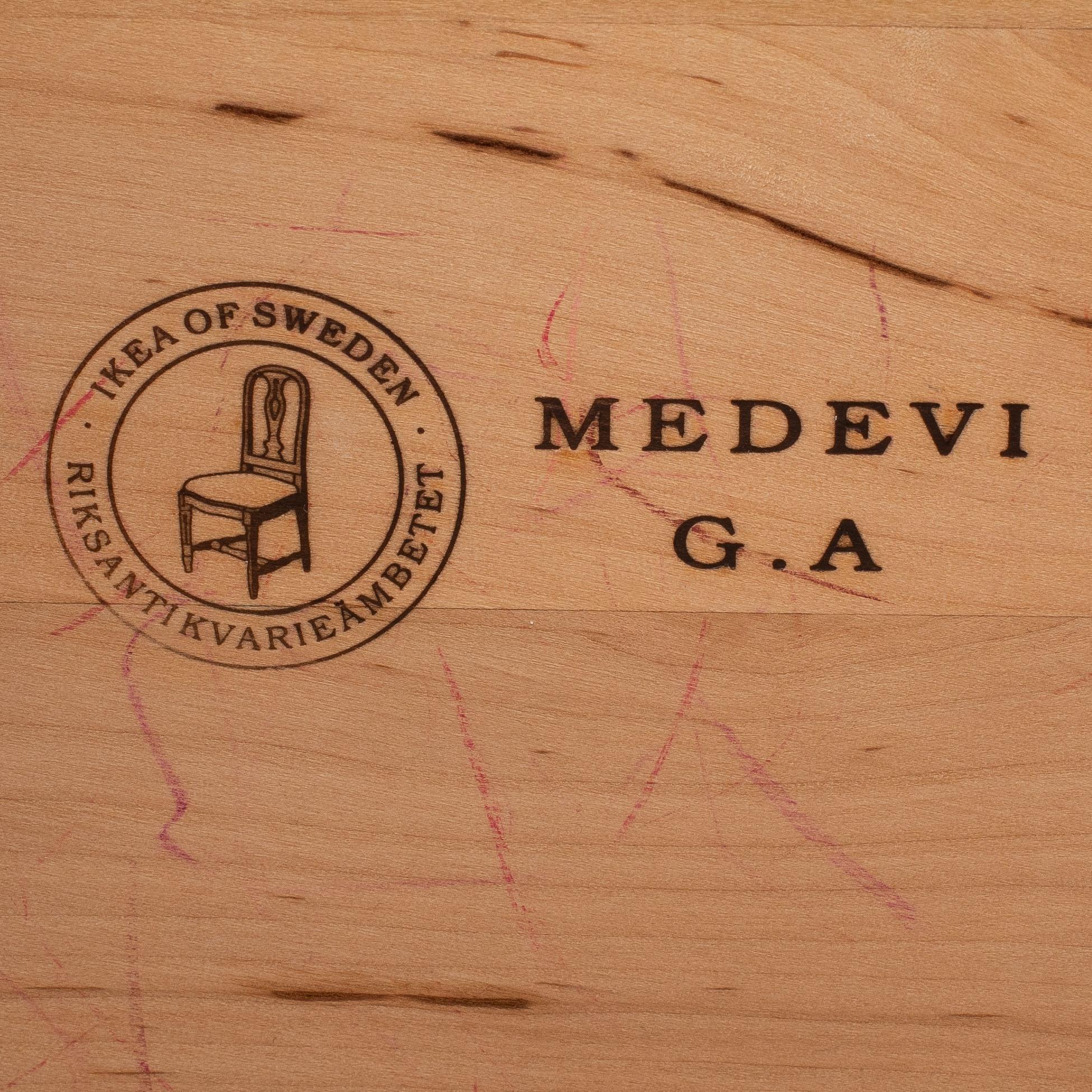 A Gustavian style chest of drawers, 'Medevi', IKEA's 18th-century series, 1990's.