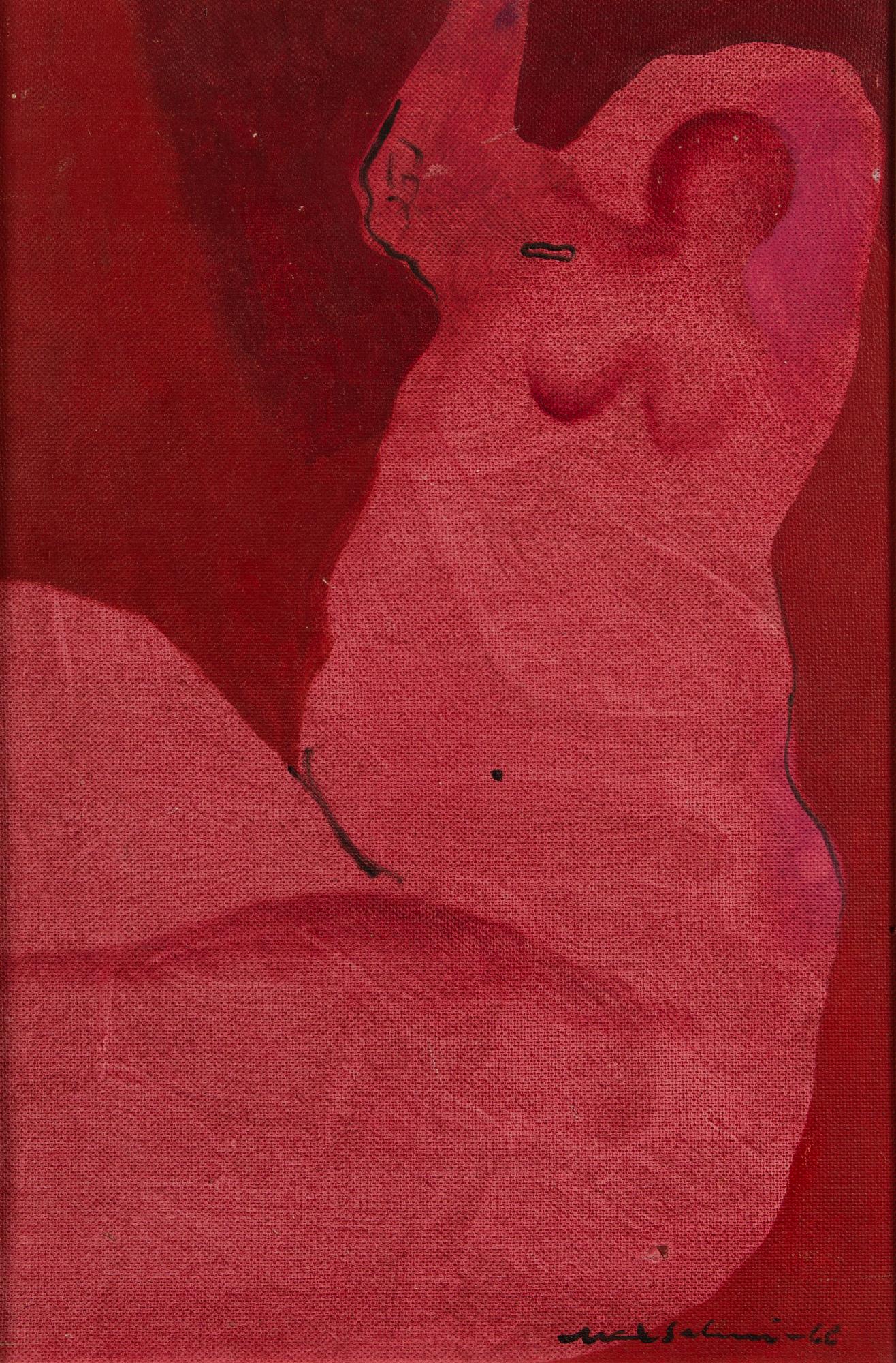 MAX SALMI, oil on board, signed and dated -66.