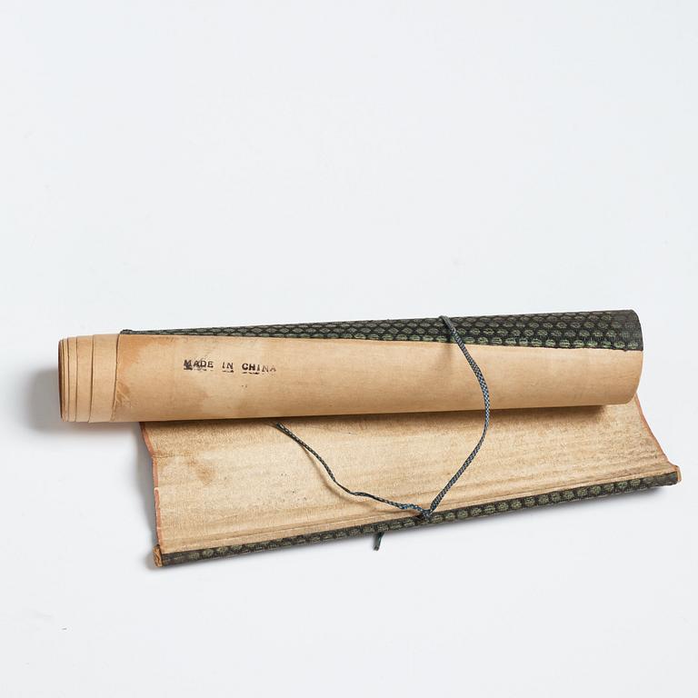 A scroll painting, ink and color on paper, Qing dynasty, 19th Century. '100 boys'.