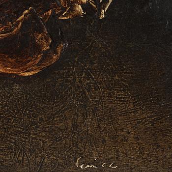 Alfred Lenica, oil on canvas, Signed Lenica, and on verso signed A Lenica and dated Warsawa 1961.