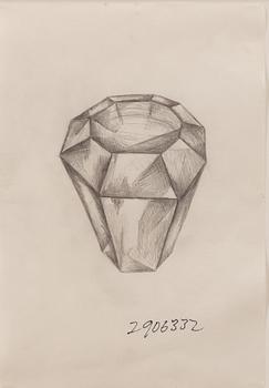 Jonathan Borofsky, "Teckning vid 2 906 332/ I dreamed I saw a red Ruby".