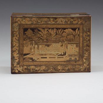 SKRIN, lack. Kanton, Qingdynastin, 1800-tal.