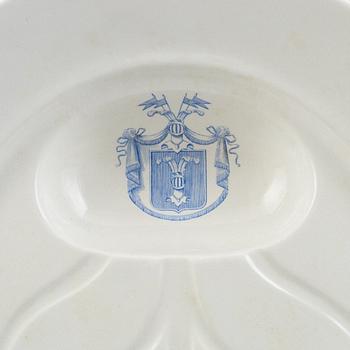 An iron stone china serving dish, Rörstrand, early 20th century.