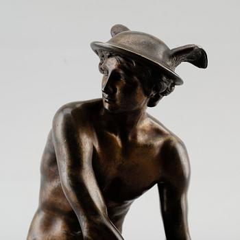 SKULPTUR, brons, signerad L Marchand, 1800-tal.