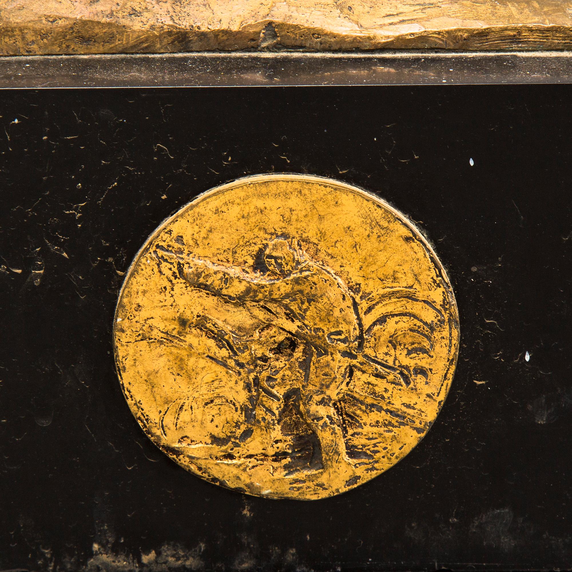 A Paul Landowski bronze sculpture signed Landowski and dated 1922.