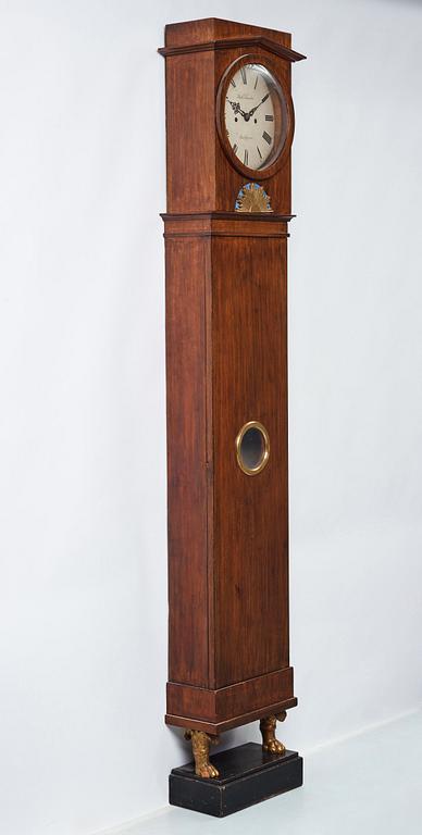 A Swedish Empire early 19th century longcase clock.